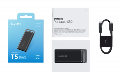삼성전자, 업계 최대 8TB 용량 포터블 SSD 신제품 ‘T5 EVO’ 출시